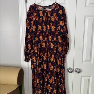 BloomChic Floral Long Sleeve Dress